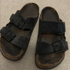 Birkenstock Arizona Suede Double Strap Sandals